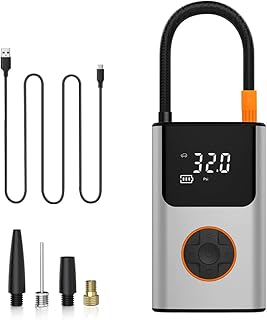 Henniu Bomba de ar do carro 150psi compressor de ar sem fio portátil inflador de pneu elétrico com luz led função de desligamento automático para bolas de pneus de bicicleta de carro