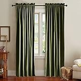 Größe und Material: 2 Stück aus Breite: 140cm. Höhe: 225cm/245cm/260cm (+/- 3cm) Zusammensetzung: 100% Polyester Samt. Gewicht: 250 g/m2. Verdunkelungsgrad: Mittel. Aufhängung: 8 Stk. Ösen aus Metall, Metallösen (Innendurchmesser der Ösen ca. 4 cm) , einfache und vielseitige Montage, kann mit Stange benutzt werden