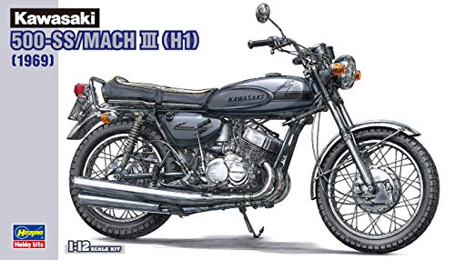 Hasegawa HBK10 1:12 Kawasaki 500-SS/Mach III miniatura 7