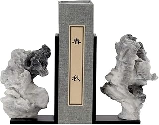 suportes de livros Novos ornamentos chineses Tai Chi People Rely Decorações macias Suportes de livros Suporte de estante modelo Quarto Estante de estudo Decoração de escritório Expansão Suportes de