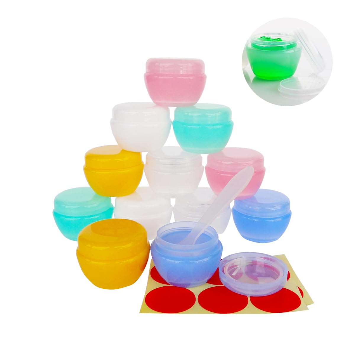 Wopanxye 12pack 20g Refillable Cosmetic Container