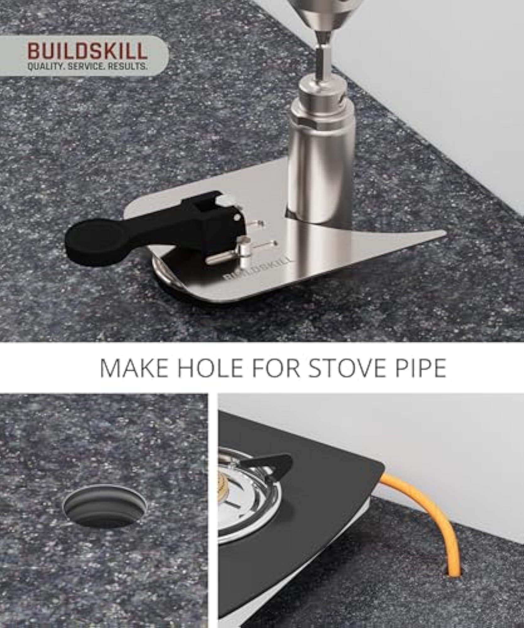 Adjustable Drill Guide Press Stand with Vacuum Suction Base