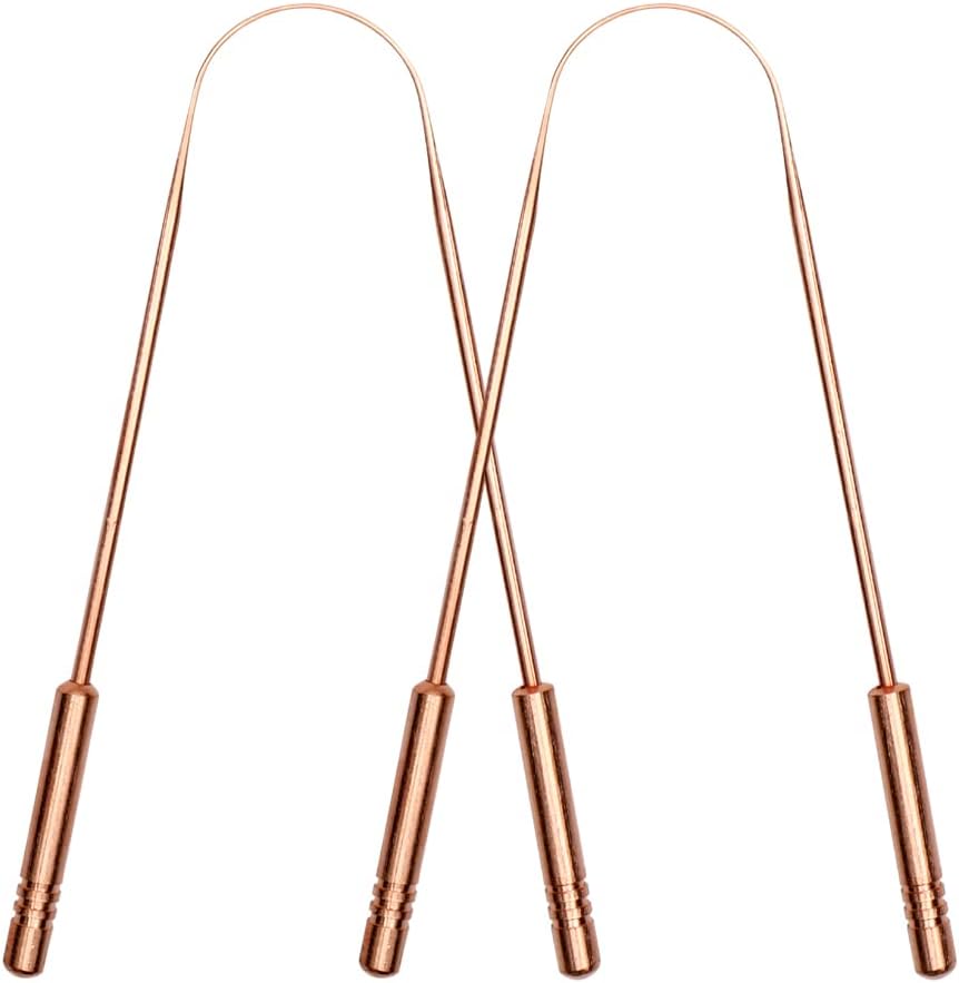 HealthAndYoga® qSwipe Copper Tongue Cleaners (True Copper - 2-Pack)