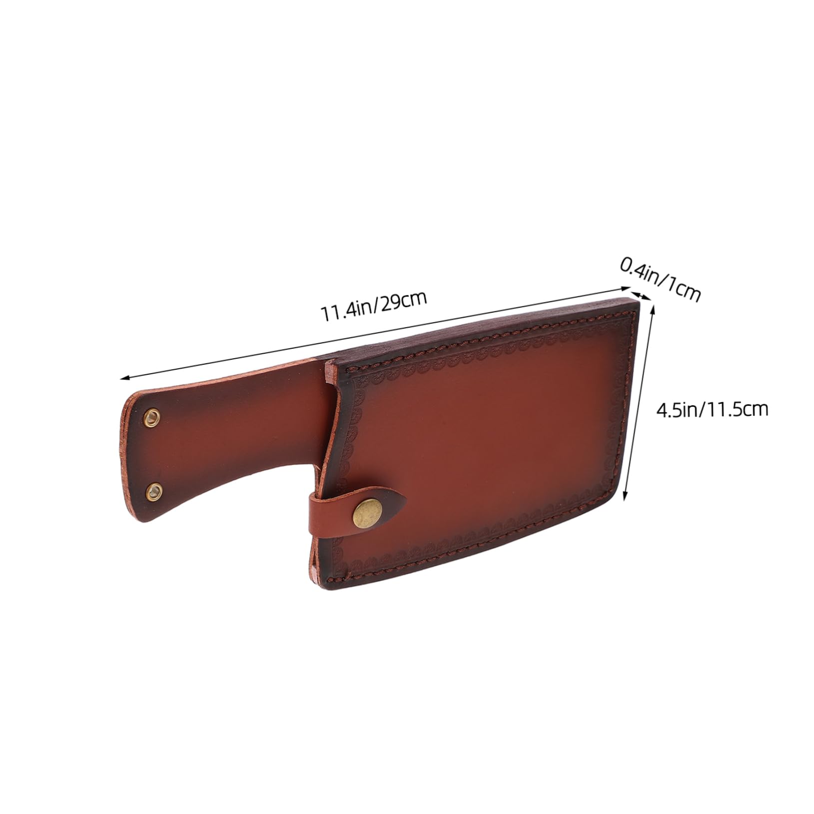 OUNONA 2pcs Leather Cutter Cover Premium Artificial Leather Knife Accessory Stylish and Compact Design for Home Use for Decoration and and