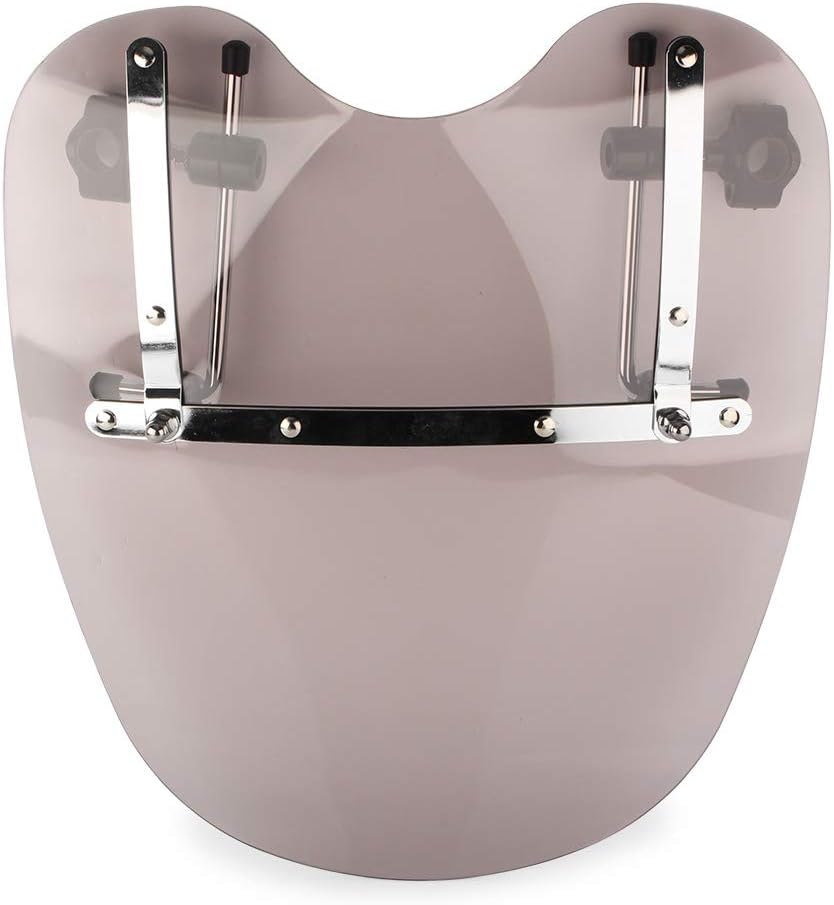 Chcuuk1 Motorcycle Wind Deflector, Motorcycle Windshield Headlight Fairing for Davidson Heritage for Fat Boy, Tan