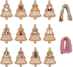 STEFORD Weihnachtsbaum-Geschenkanhänger, 120 Stück