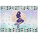 Allenjoy 7x5ft Little Mermaid Birthday Party Backdrop Under The Sea Glittering Mermaid Scales Pearl Necklace Pink Seashell Purple Cake Table Banner Baby Girl Photography Background Photo Booth Props