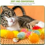 30 Pieces 1.2 inches Sparkle Pom Pom Balls for Cat - Interactive Glitter Balls, Multicolor, Best as Kitten Play Toys - Image 7