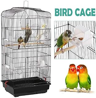 YAHEETECH 36-inch Hanging Medium Parakeet Bird Cages for Parakeets Finches Canaries Lovebirds Small