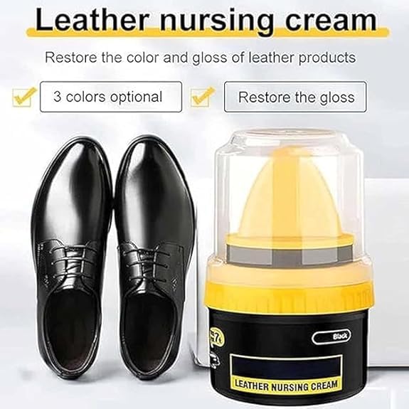H&HGOLDI Shoes Polish Gel Leather Repair Cream Liquid with Sponge Applicator Natural Cream Leather Shoe Polish Leather Shoe Shine 1