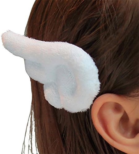 1 pair pack Plush Angel Wings Hair Clip Kawaii Cute Adorable Hair Barrettes Hair Accessories