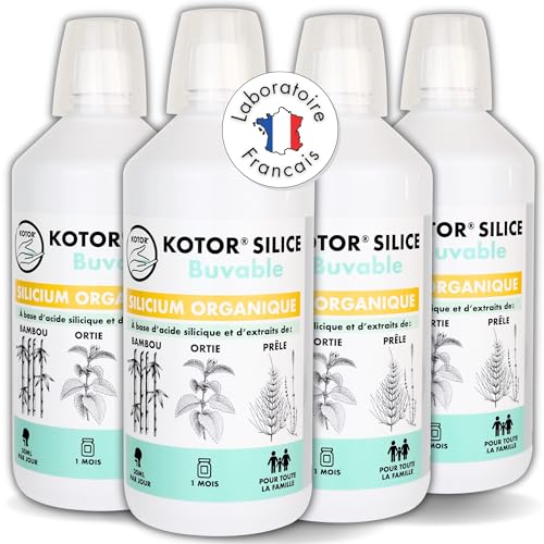 KOTOR Pharma Silice Bevanda 1L Set di 4