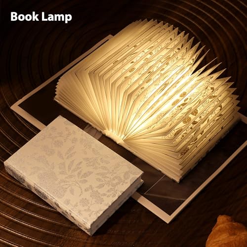 Floral Print Book Light,3-Color Book Lamp Book Lovers Gifts - image 7