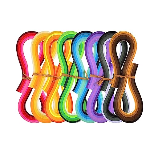 Butyeak Bandes de Papier pour Quilling, Bandes de Papier Quilling, 800 Pièces Papier pour...