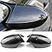 MKptopia 2 pezzi Ricambio per specchietto retrovisore laterale Accessori per auto compatibili con BMW Serie 1 3 E81 E82 E87 E88 E90 E91 E92 E93-Fibra di carbonio