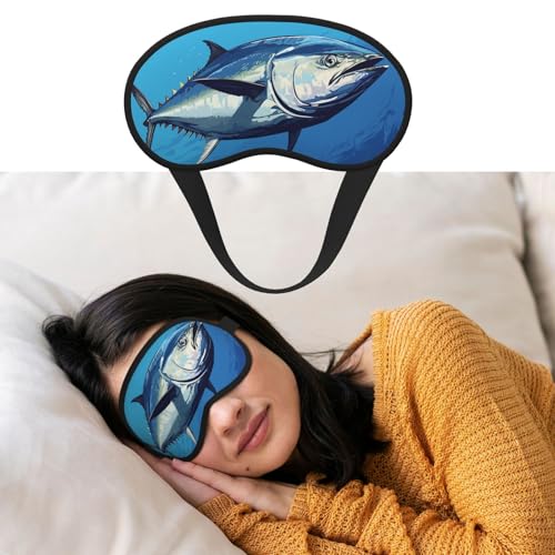 睡眠用アイマスク 通気性 遮光 睡眠マスク カラフル マグロ ナイト目隠し ソフト 快適 ナイトアイ スリープシェード カバー 男女兼用 ホームナップ用アイカバー