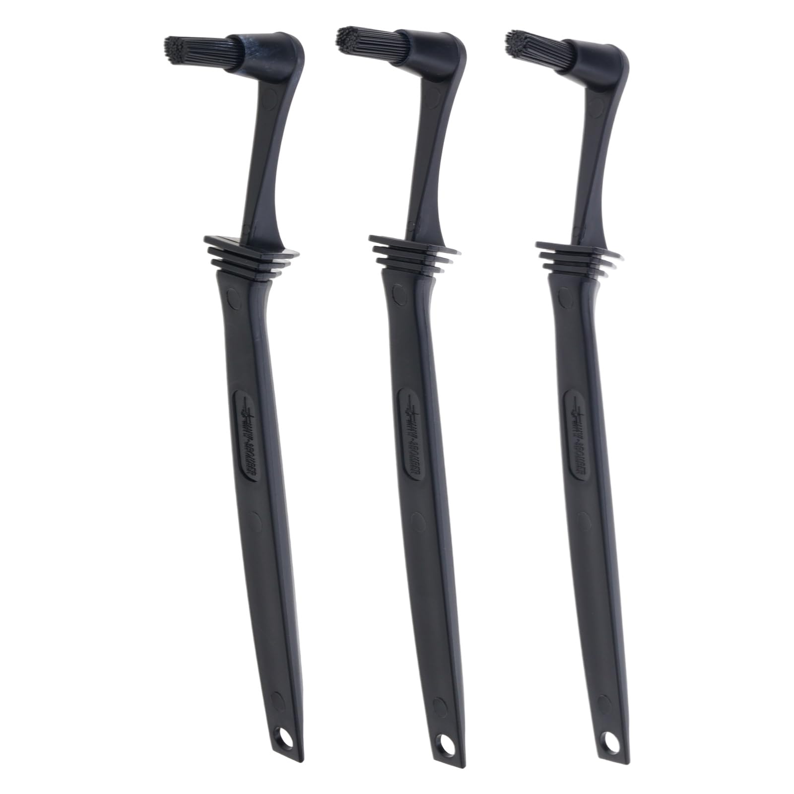 carotoe 3pcs Coffee Equipment Cleaning Brushes Practical Espresso Appliance Elbow Brush with Angled Head Supplies Espresso Machine Cleaning Brush