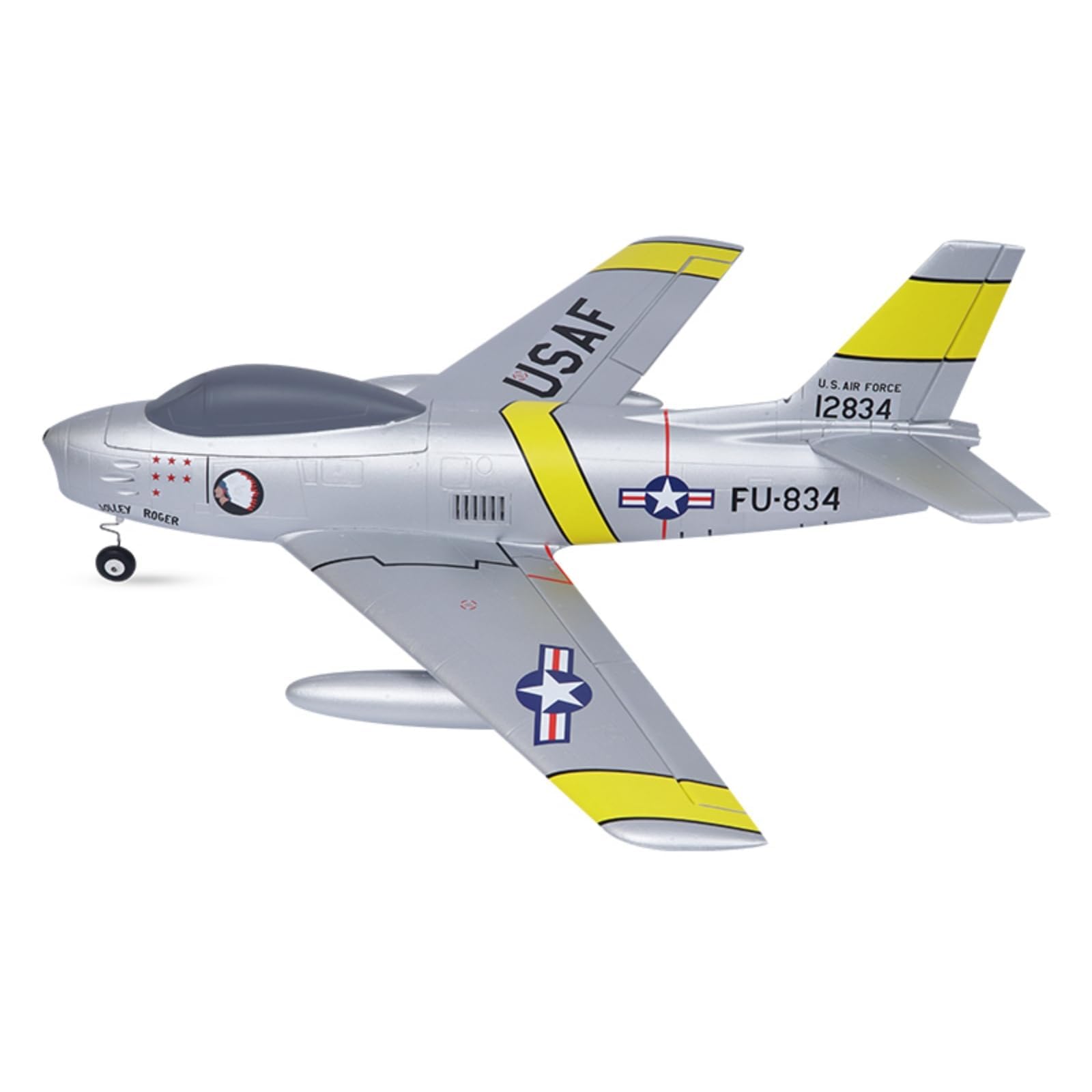 FAIR RC Arrows RC Plane EDF RC Jet 64mm F-86 Sabre EDF with Vector Flight Stabilization System PNP(No Battery, no Charger, no Radio)