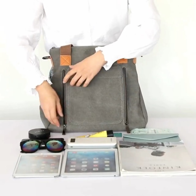 Bolso Tote de Lona para Mujer miniatura 7