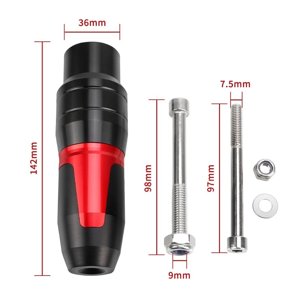 Cursore Scarico Moto Per BENELLI TRK502 502X 251 800 2021-2023 | Cuscinetto Protettivo Motore In Caso Caduta Per TRK702 TRK702X(BLU)