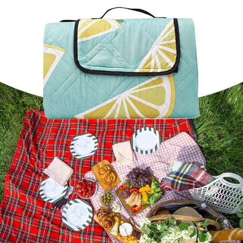 Couverture de plage imperméable pliable 198x198cm grand tapis de sol camping - 4