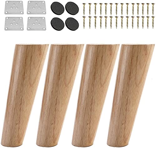 Patas de madera para sofá que elevan tus muebles facilitando la limpieza 2