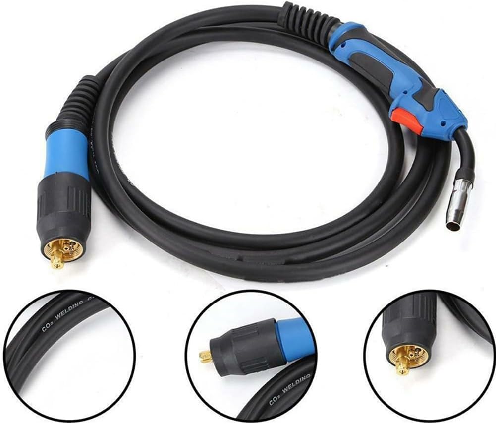 15 溶接トーチ プラスチック溶接装置 CO2 ガス溶接トーチ MIG 溶接機用 5M ケーブル付き 使いやすい