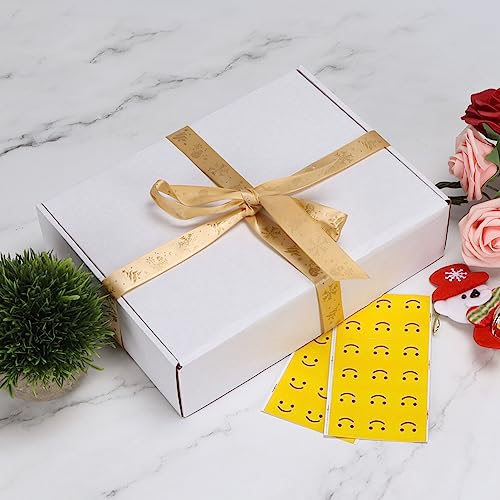 Image of RLAVBL 12x9x3 Inches Shipping Boxes Set of 50, White Small Corrugated Cardboard Box, Mailer Boxes for Packing Small Business