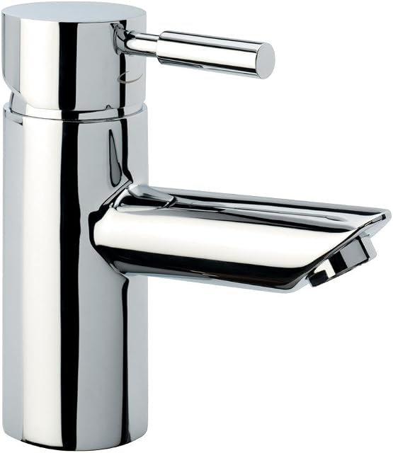 Kinetic Basin Mixer Tap in Chrome with Pop Up Waste Size: 15 cm H x 15.2 cm W