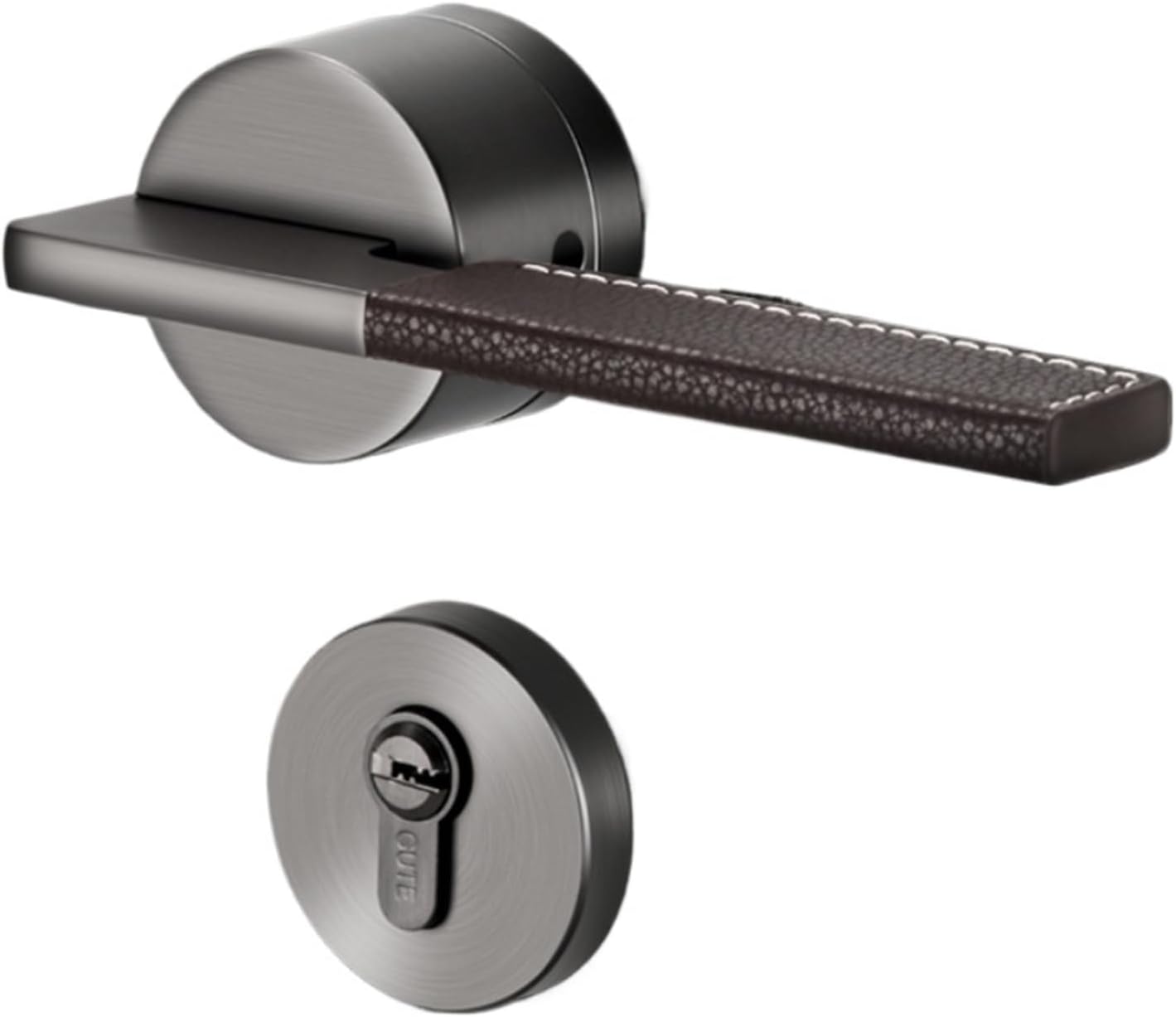 1 Set of Bedroom zinc Alloy Silent Door Lock with Key(100 * 40 * 20mm)