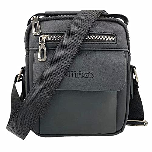 Bolso bandolera de piel sintética para hombre: organiza tus cosas con comodidad