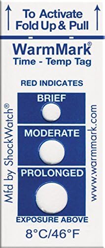 WarmMark 8C/46F Temperature Indicator (10 Pack)