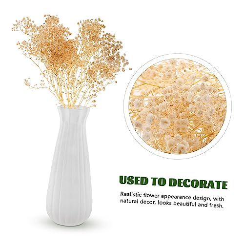 Bouquet de flores secas Babysbreath blanco decorativo miniatura 6