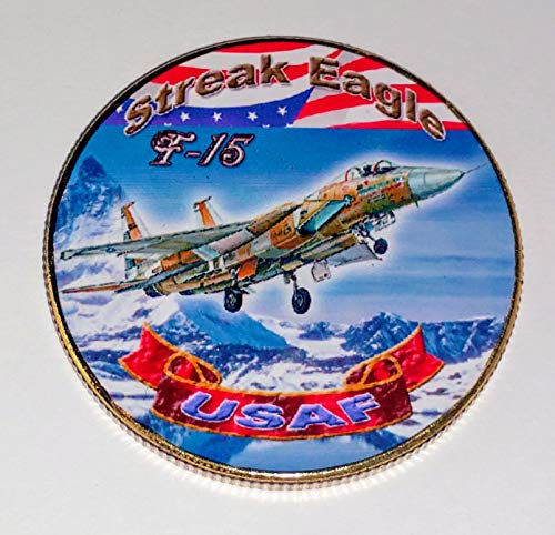 Air Force F-15 Streak Eagle Fighter Challenge Art Coin