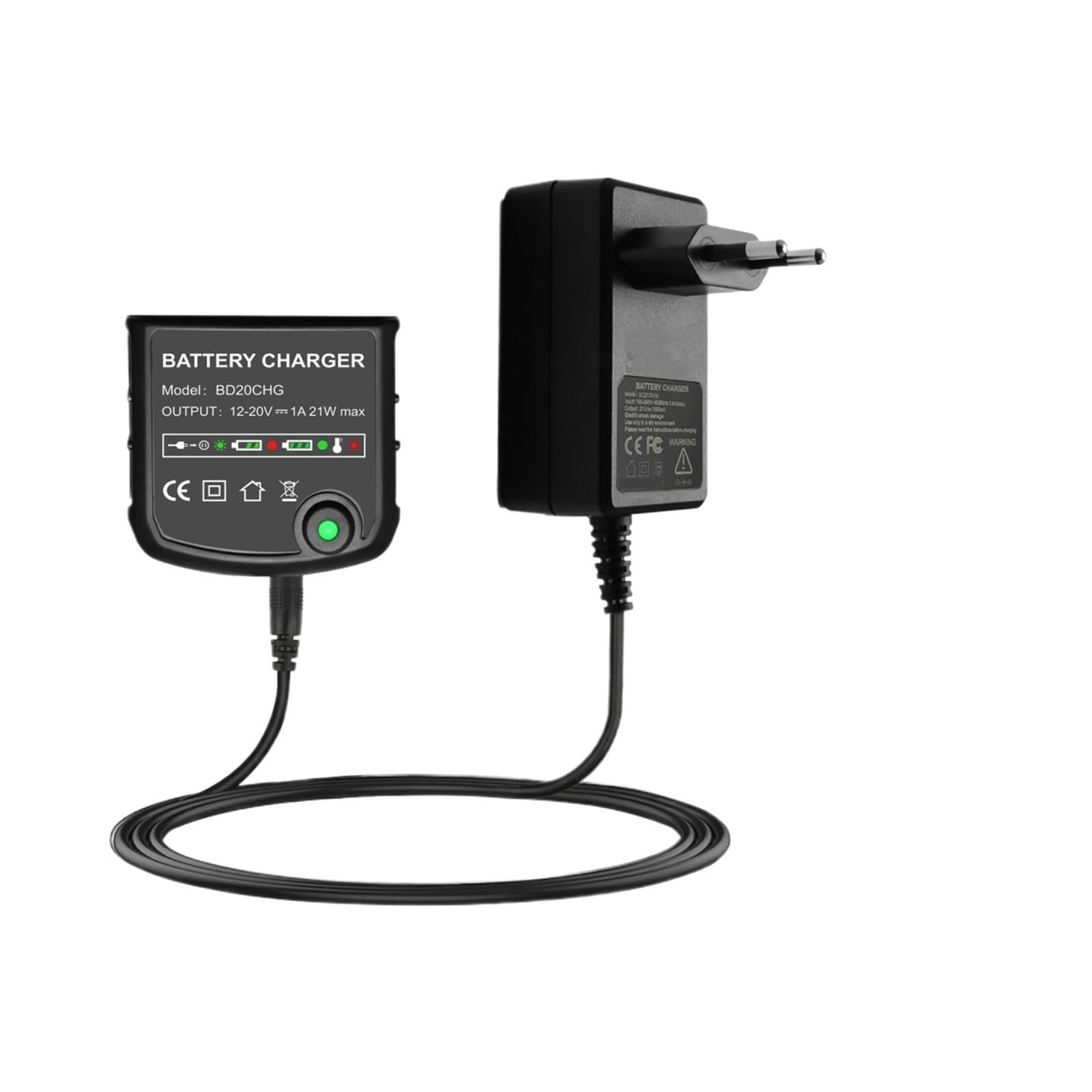 Chargeur Li-ion pour remplacer votre bloc Black Decker HS