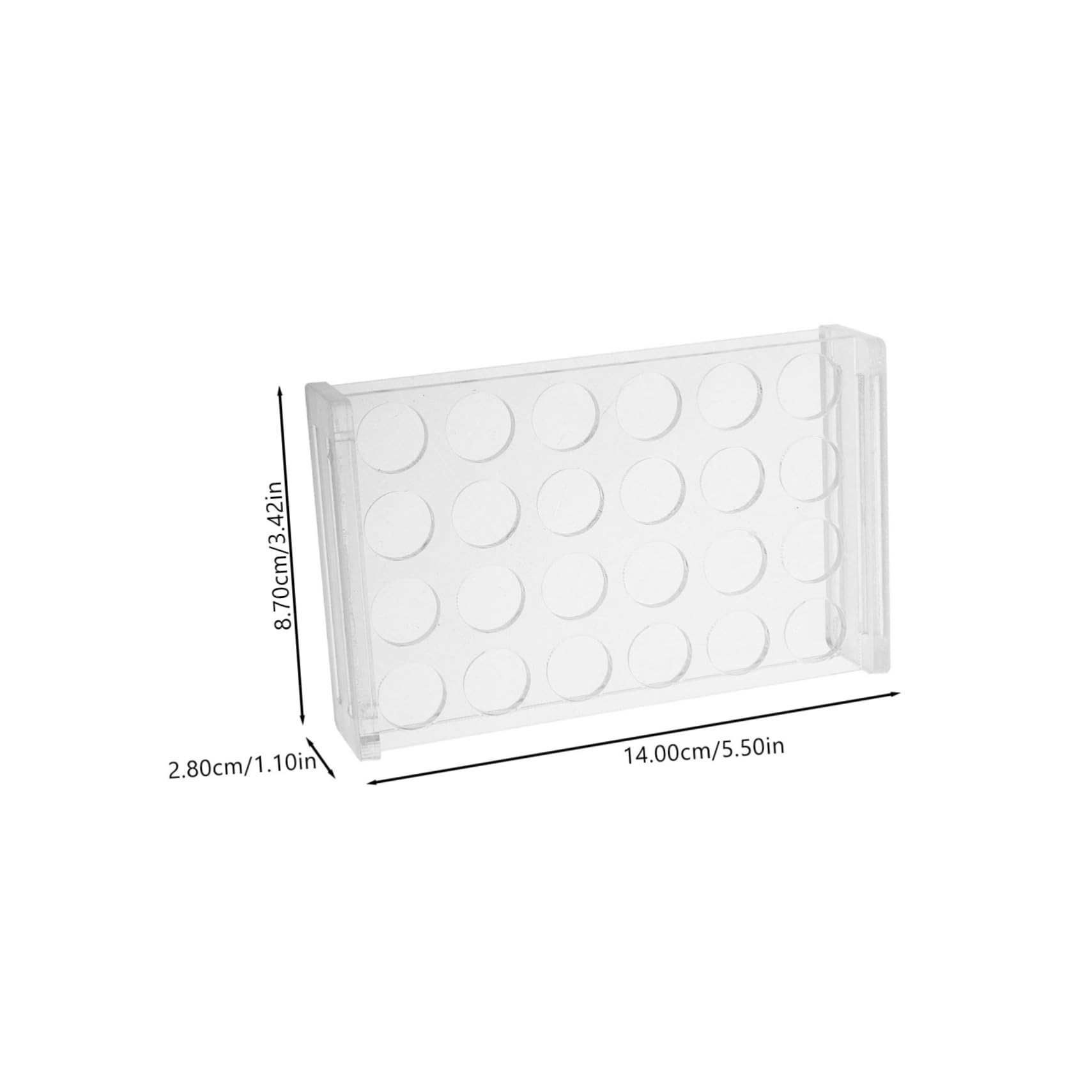 HOMOCONO Vial Holder Sampling Tube Storage Holder Rack Holder Rack Laboratory Tube Holder Test Tube Stand Test Tube Storage Organizer Stand for Test Tube Tubes Rack Acrylic