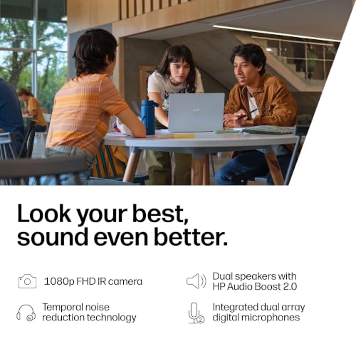 Image of HP OmniBook 5 16 inch Next Gen AI PC, 2K Display, Snapdragon X X1-26-100, 16 GB RAM, 512 GB SSD + Microsoft 365 Personal 12-Month Subscription Bundle