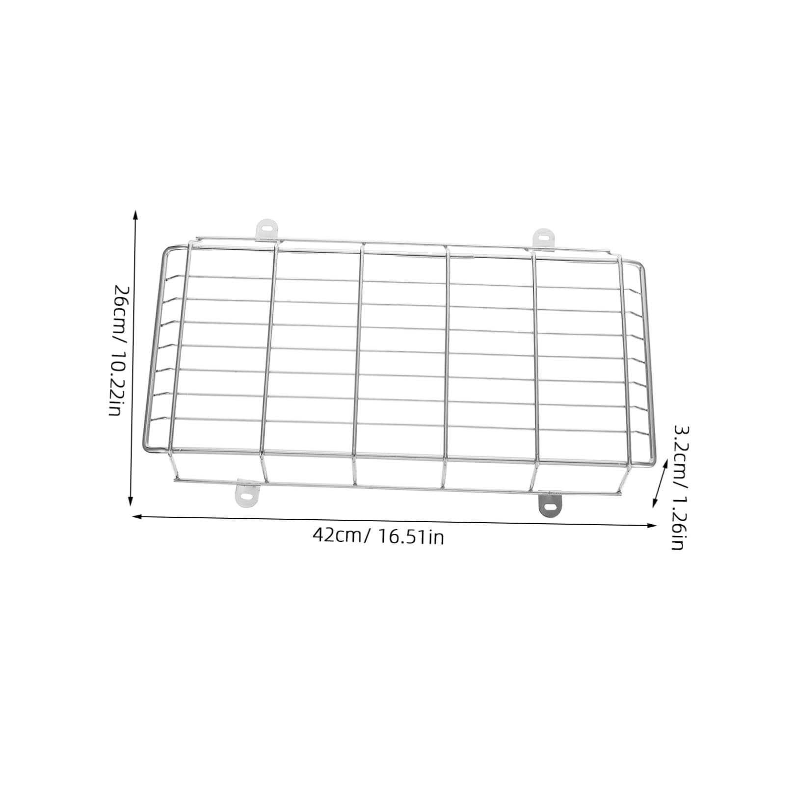 POPETPOP Wall-mounted Emergency Sign Protector School Sign Lights Metal Exit Wire Guard Reusable Safety Cover