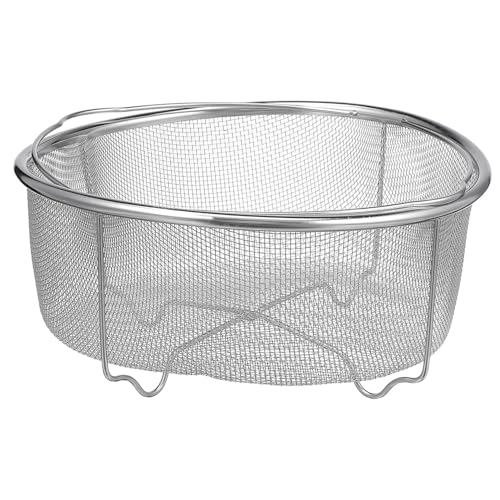 LIGIGWASH ステンレス製キッチンサプライ米洗いストレーナー 水切りメッシュバスケット 野菜果物用耐水フィルターバスケット ハンドル付き調