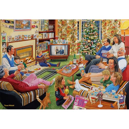 Gibsons Weihnachts-Puzzle Erwachsene 4x500 Teile Trevor Mitchell – Ansicht 5
