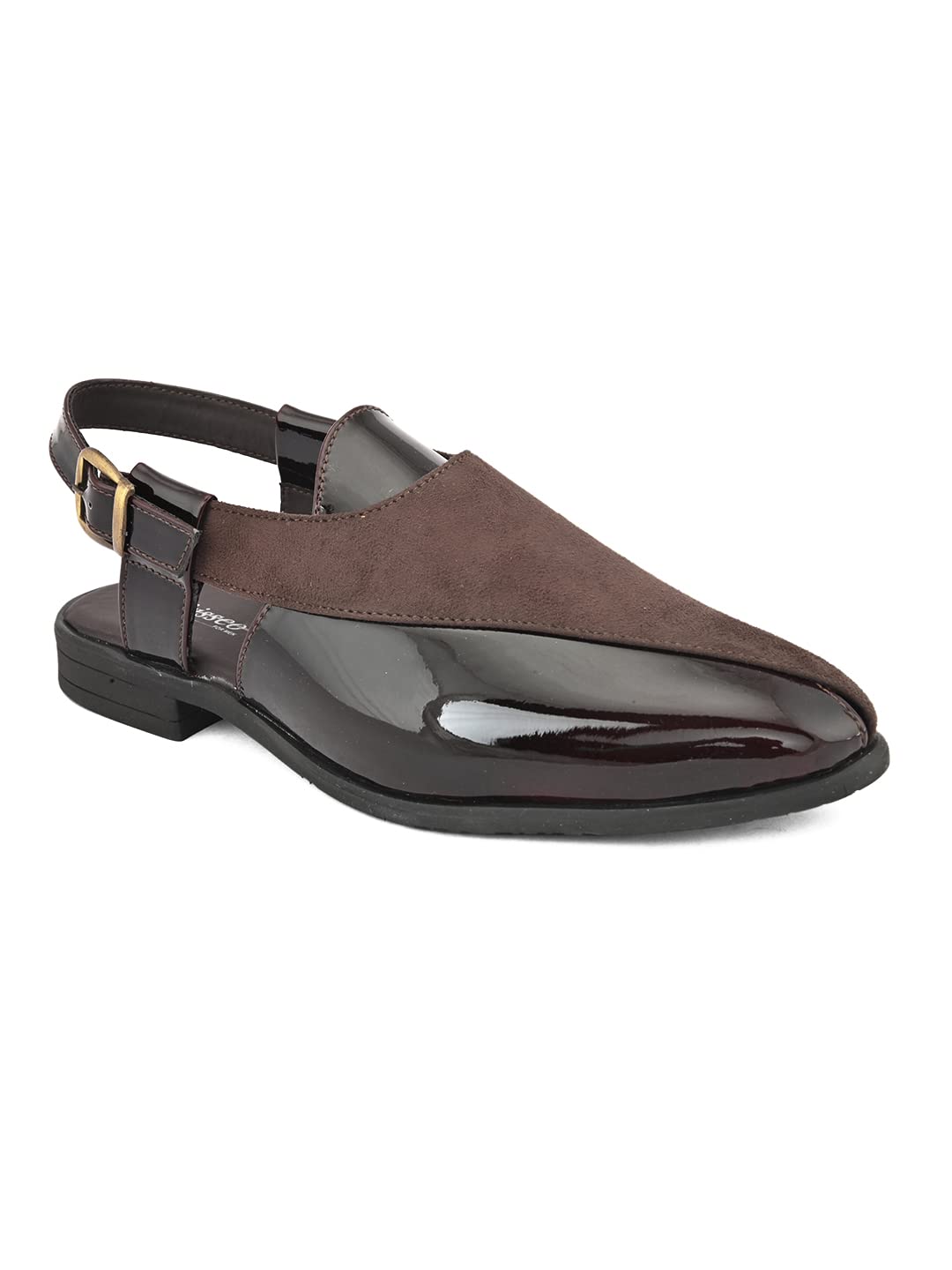San Frissco Mens Loafer Solid Shoe Style Sandals for Wedding, Party/Ethnic Jutis and Mojaris for Festive with Adjustable Strap/Stylish Comfortable and Durable Shoes - 9 (Cherry) (B0D8W84CDX) Amazon Price History, Amazon Price Tracker