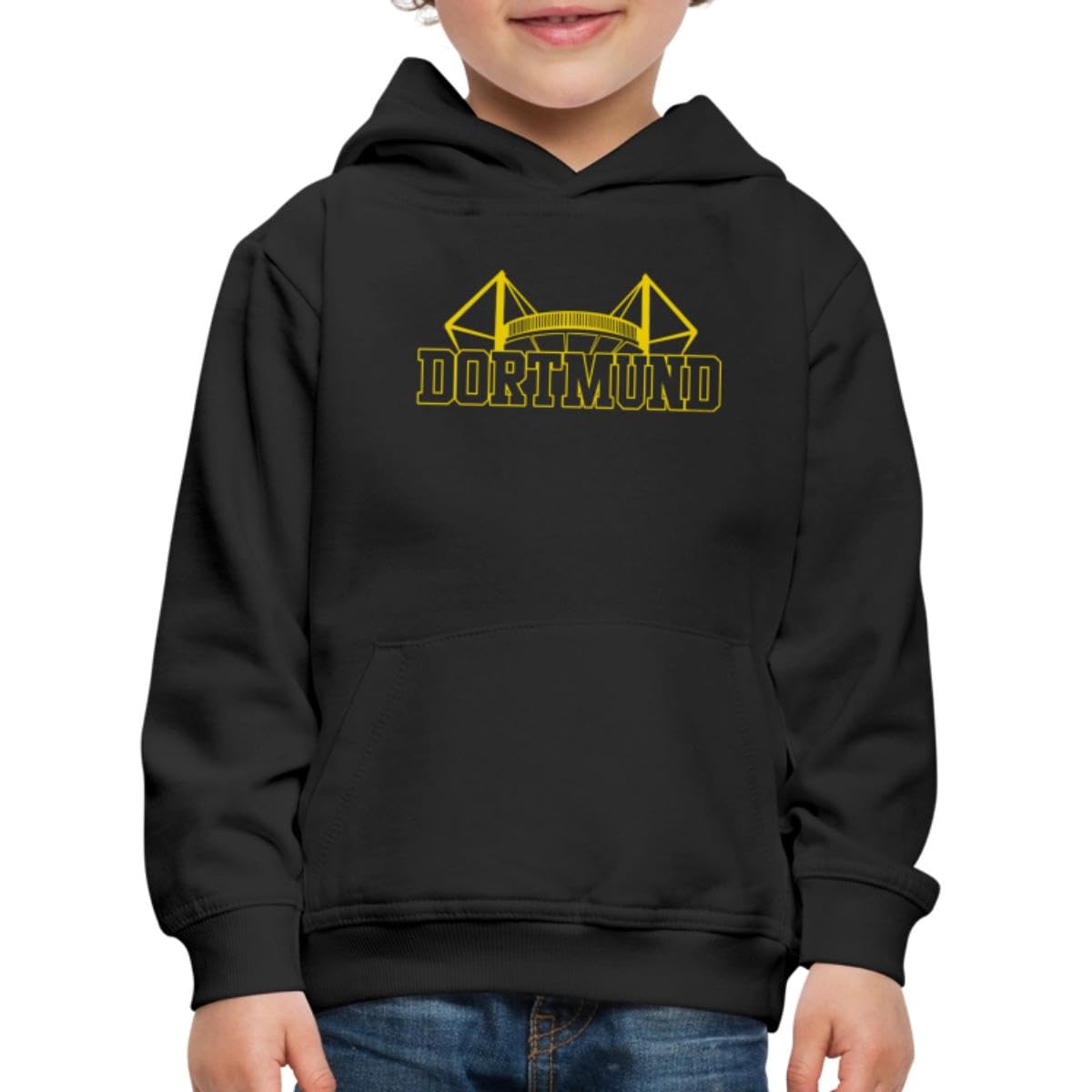 Spreadshirt Dortmund Stadion Fußball Fan Kinder Premium Hoodie