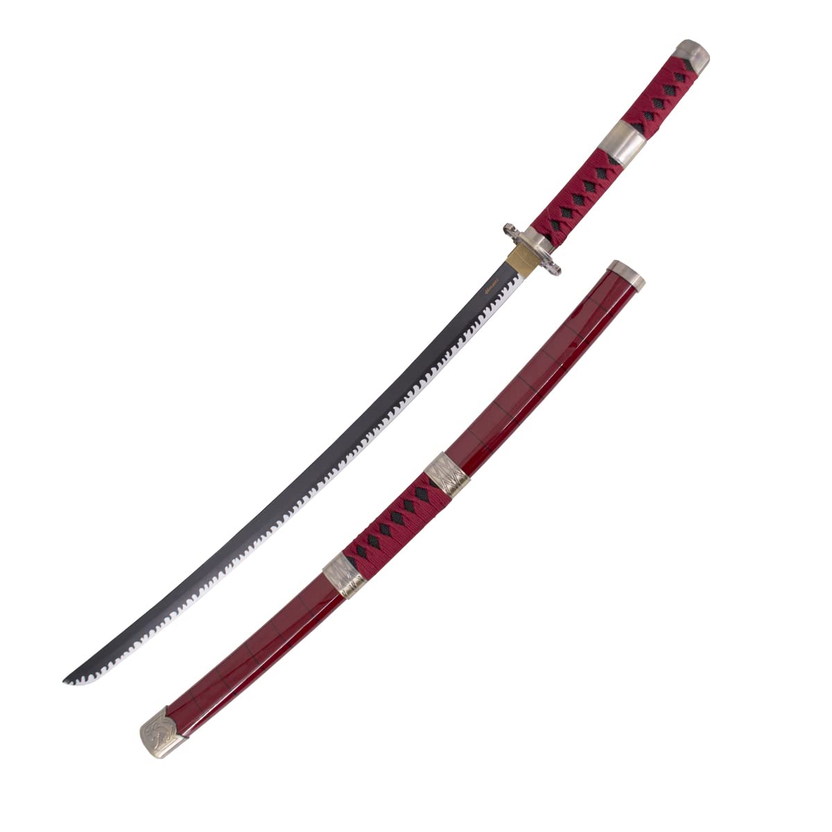 Réplica de Katana Japonesa en Bambú Modelo Sandai Kitetsu Zoro One Piece 107 Cm