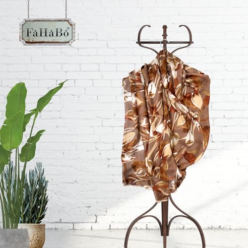 Image of Aura Collection Viscose Cotton Scarf Stole for Women