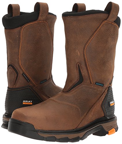 Ariat Work Men's Intrepid Pull-On H2O Composite Toe Work Boot, Rye Brown, 9.5 D US