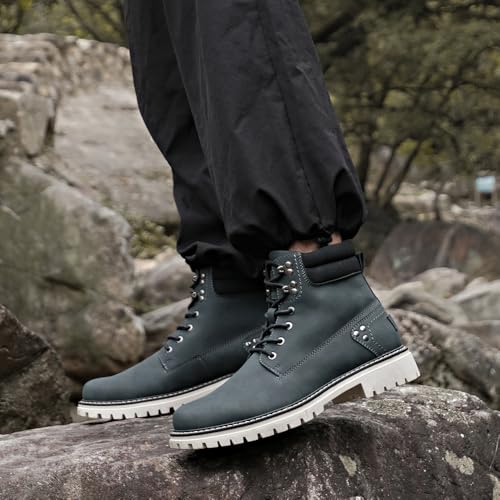 Image of Mens Snow Boots Fur Lined Hiking Boots Waterproof Anti-Slip Outdoor Climbing Shoes