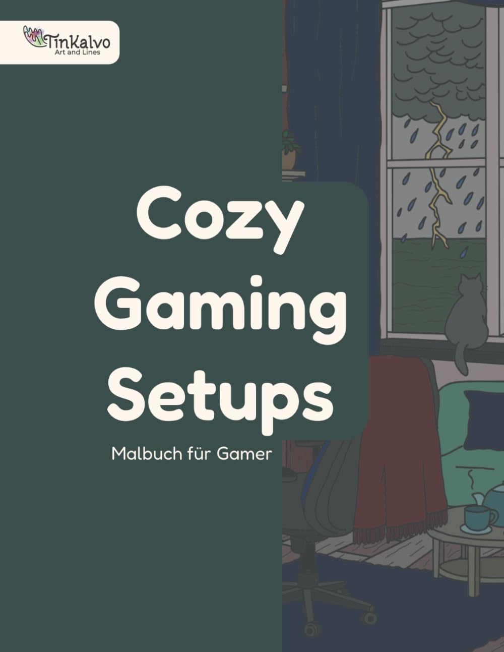 Cozy Gaming Setups: Malbuch für Gamer