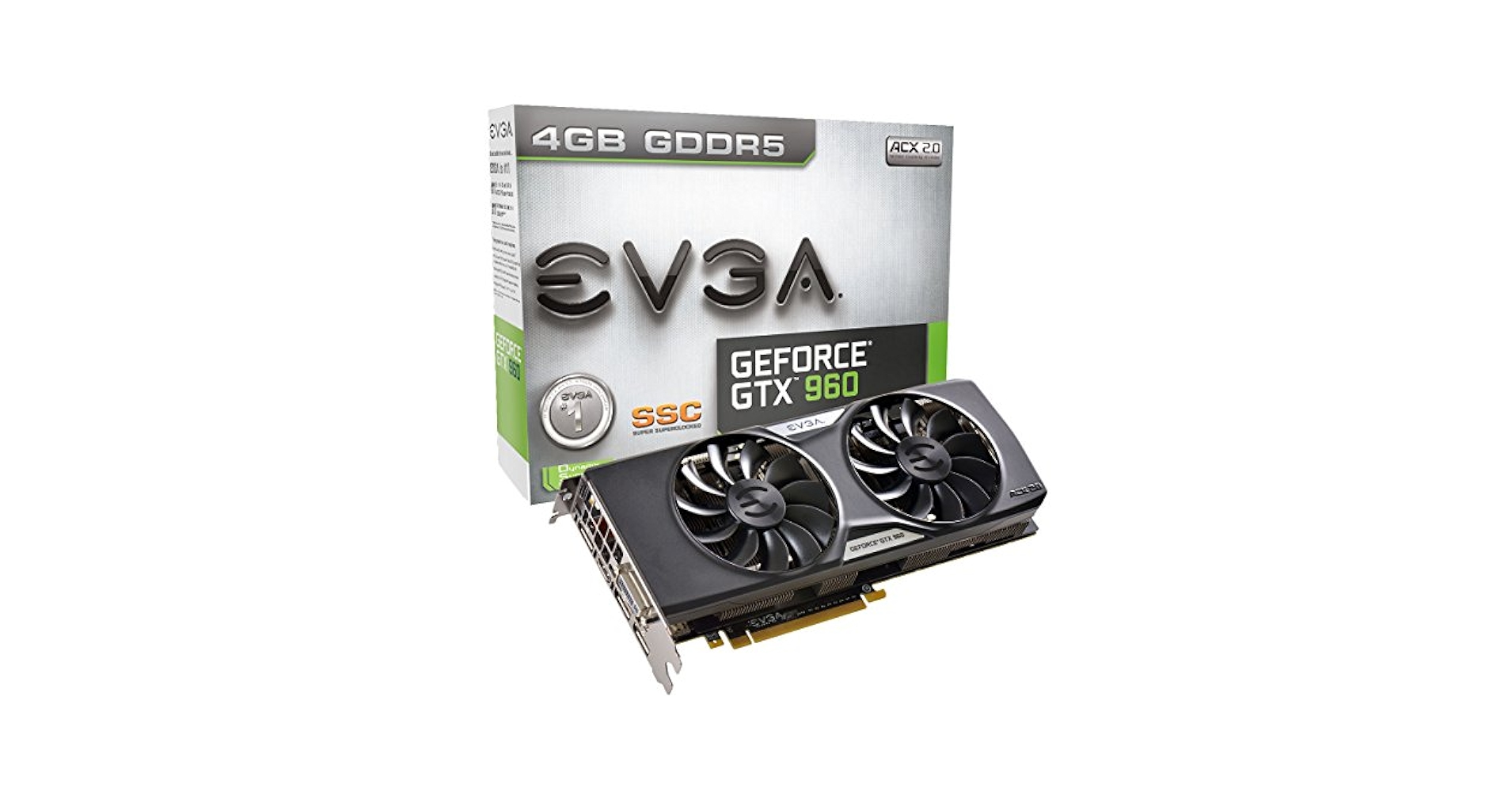 Amazon.com: EVGA GeForce GTX 960 4GB SSC GAMING ACX 2.0+