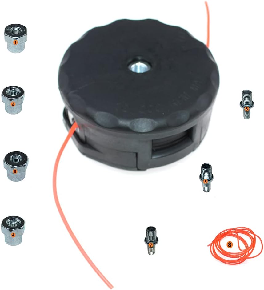 Universal Trimmer Head for Echo Shindaiwa Husqvarna Jonsered Poulan McCulloch Stihl Homelite Ryobi RedMax Dolmar Partner String Trimmer Brushcutter