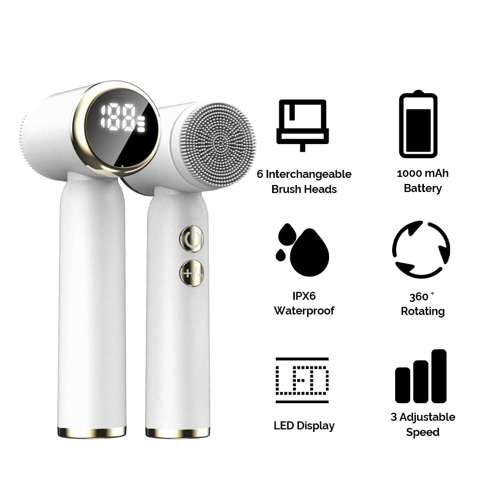 OBEST Escova Facial Elétrica Recarregável – 5 Cabeças Intercambiáveis à Prova d’Água, Limpeza Profunda de Pores, Remoção de Queratina e Massagem Facial para Pele Saudável em promoção! Veja a oferta e mais achadinhos de Face 2 Hoje é o melhor dia para comprar OBEST Escova Facial Elétrica Recarregável – 5 Cabeças Intercambiáveis à Prova d’Água, Limpeza Profunda de Pores, Remoção de Queratina e Massagem Facial para Pele Saudável com aquele preço maroto! Promoção! Aproveite a oferta! 2